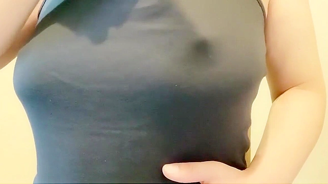 Sultry Japanese Temptress Teases With Nipples Before Blowjob Bliss