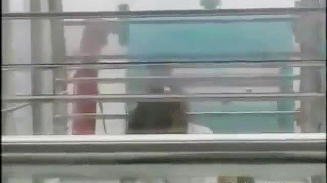 Public Pleasure Show - Japanese Girl 18+ Masturbates On Ferris Wheel