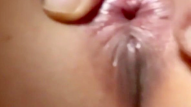 Sultry Japanese Babe Takes Giant Dildo Deep During Hot Anal Play