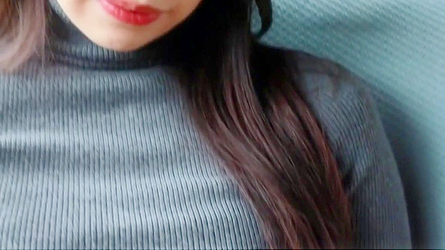 Sultry Japanese Chick Bares Breasts Amidst Nature's Beauty