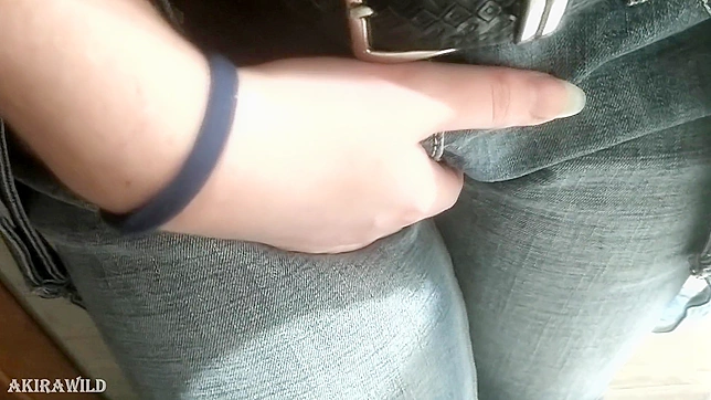 Excited Japanese Beauty Almost Cums In Public Toilet Scene