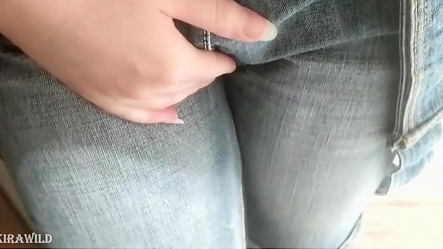 Excited Japanese Beauty Almost Cums In Public Toilet Scene