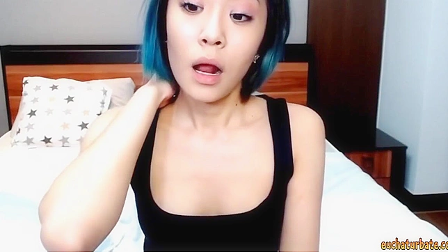 Japanese Beauty Shows Tiny 18+ Breasts During Steamy Webcam Show