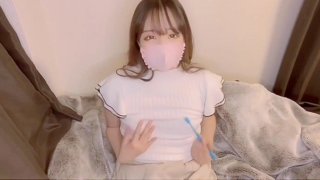 Sizzling Japanese Babe Teases Herself & Orgasms Solo Sensually