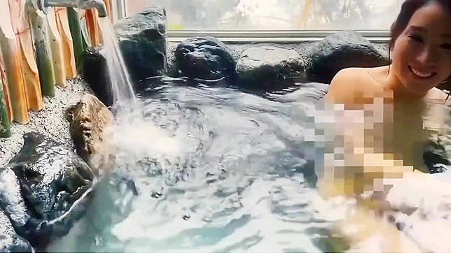 Sizzling New Japanese Sex Scene - Sexy Foxes Play In Hot Tub