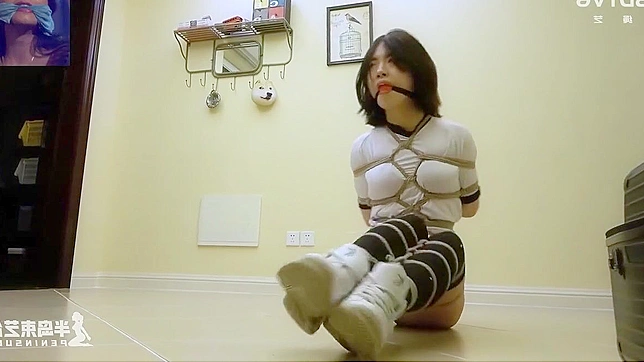 Blissful Japanese Beauty Bound And Fucked Hardly