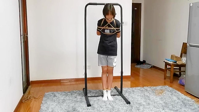 Adorable Cutie Tied Up Tight For Hot Japanese Bondage Sex Play