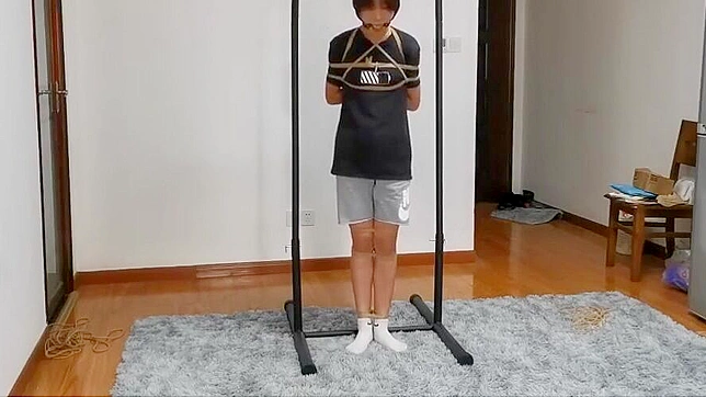 Adorable Cutie Tied Up Tight For Hot Japanese Bondage Sex Play