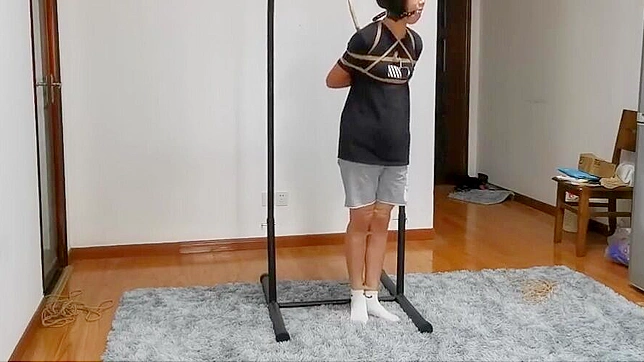 Adorable Cutie Tied Up Tight For Hot Japanese Bondage Sex Play