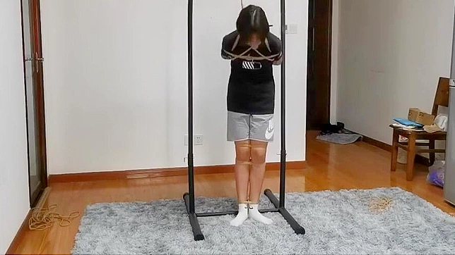 Adorable Cutie Tied Up Tight For Hot Japanese Bondage Sex Play