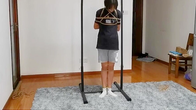 Adorable Cutie Tied Up Tight For Hot Japanese Bondage Sex Play