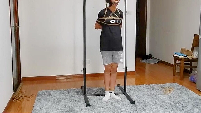 Adorable Cutie Tied Up Tight For Hot Japanese Bondage Sex Play