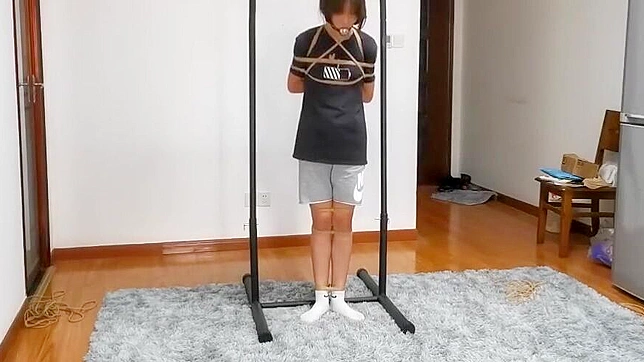 Adorable Cutie Tied Up Tight For Hot Japanese Bondage Sex Play