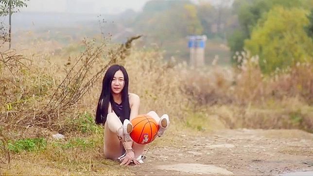 Seductive Celestial Siren Pleases Outdoors Naturally Hot