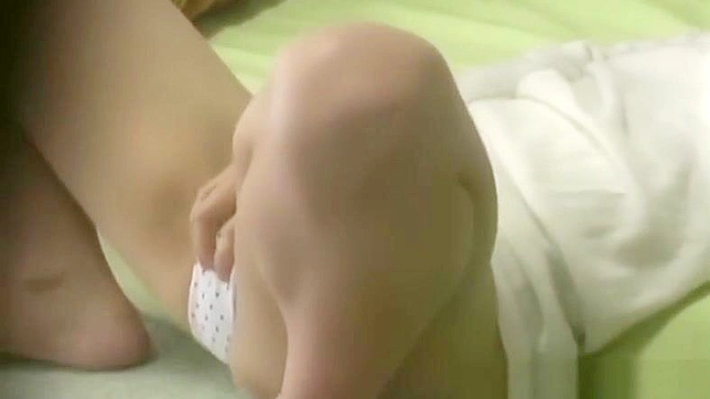 Caught Asian Babe Fingers Her Pussy Under Watchful Eyes.