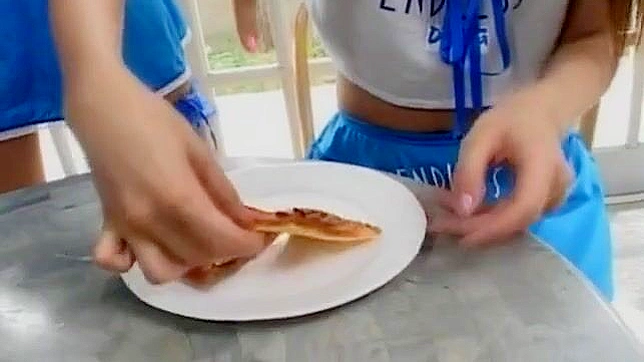 Racing Queens Turn Playful Pizza Into Steamy Cum-Filled Orgies