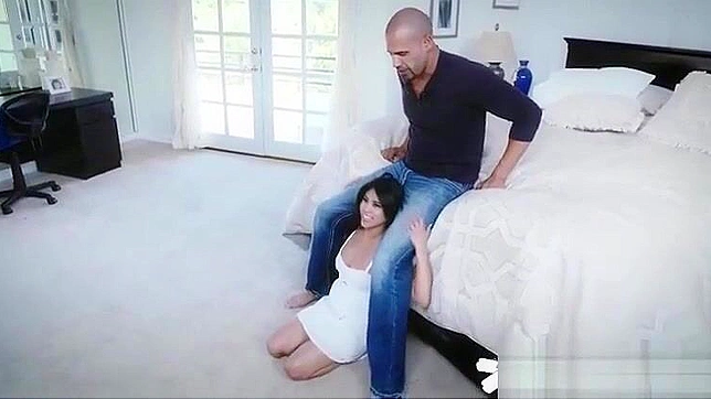 Latino Cock Drills Tight Asian Pussy Through Fuzzy Bush Hardcore Action