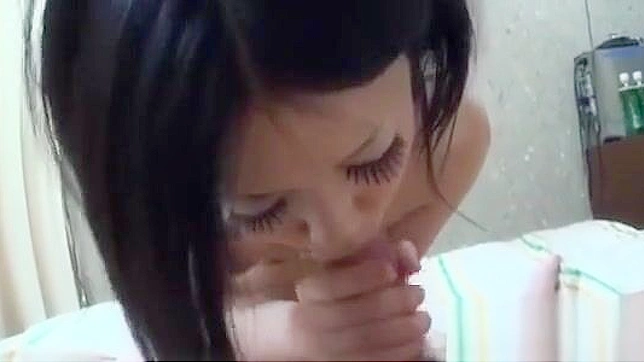 Lustful Japanese Babe Explores Her Own Wet Pussy Intimately.