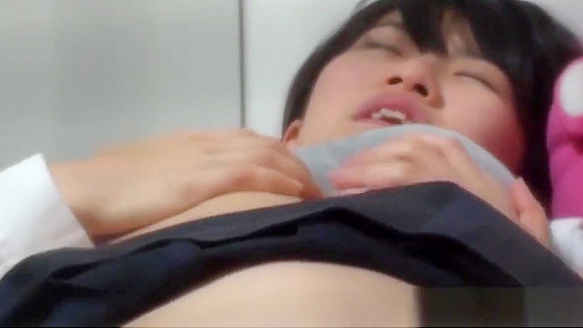 Sensuous Asian Teen 18+ Rubs Her Wet Pussy During Hot Self-Pleasure Act
