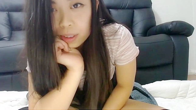 Sensual 18+ Adventures of Pretty Japanese Teen 18+'s Naughty Masturbating Acts