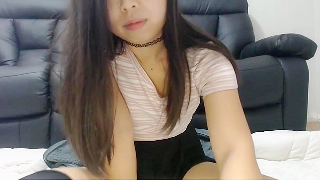 Sensual 18+ Adventures of Pretty Japanese Teen 18+'s Naughty Masturbating Acts