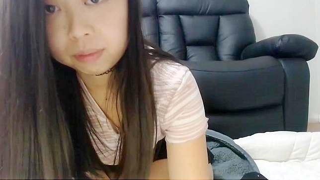 Sensual 18+ Adventures of Pretty Japanese Teen 18+'s Naughty Masturbating Acts