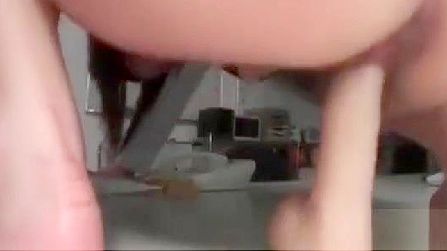 Sizzling Kaoru Natsuki Teases Herself With Rubber Dildo