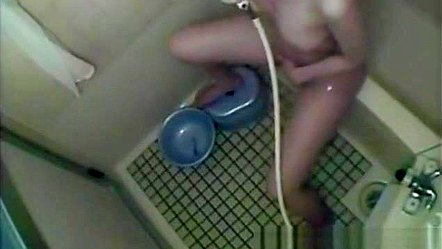 Sultry Nurse Pleasures Herself Explicitly In Dorm's Bath Stall.
