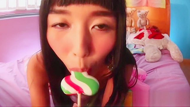 Marcia Hase Plays With Candy Cock For Sexy Fun Time