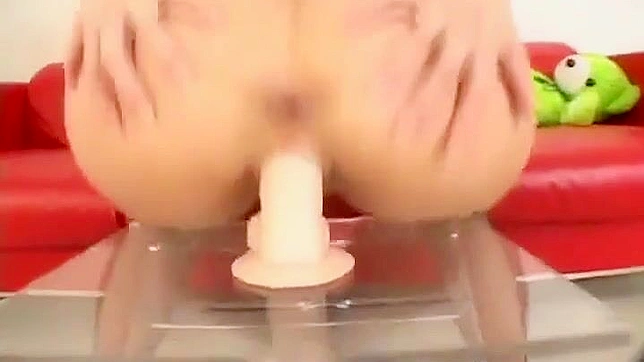 Sultry Japanese Mikawa Thrills Riding Giant Vibrator Wildly