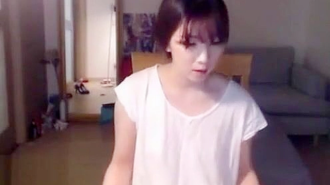 Korean Babe Gets Covered In Cream And Fingers To Blissful Climax