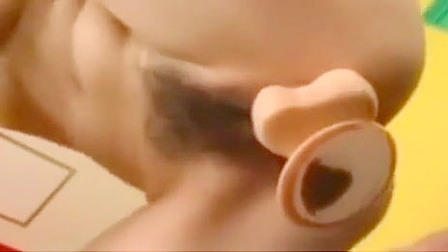 Japan's Hot Temptress Riding Dildo Hits Orgasm Blissfully