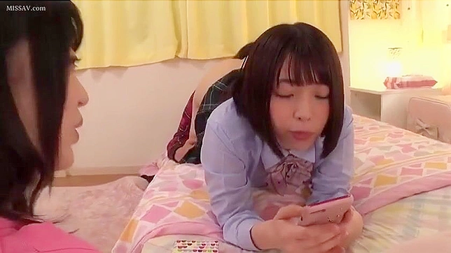 Distracted Girl 18+ Gets Pounded From Behind By Two Guys While Texting