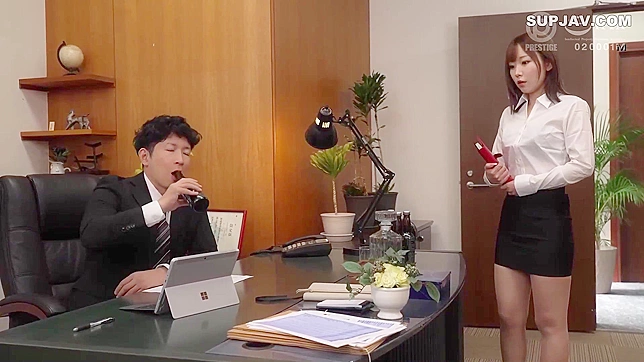 Naughty Japanese Secretary Gives Her Boss A Sexy Vibrator Showdown