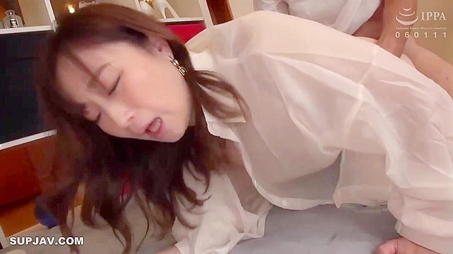 Mature Japanese Mom Sucks Two Cocks Before Hot Doggy Style Fuck And Blowjob Orgasms
