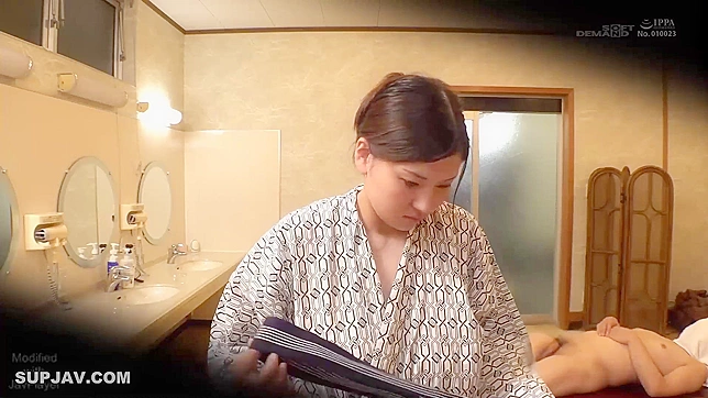 Caught Busty Asian Milf's Steamy Bathhouse Fuck Fest!