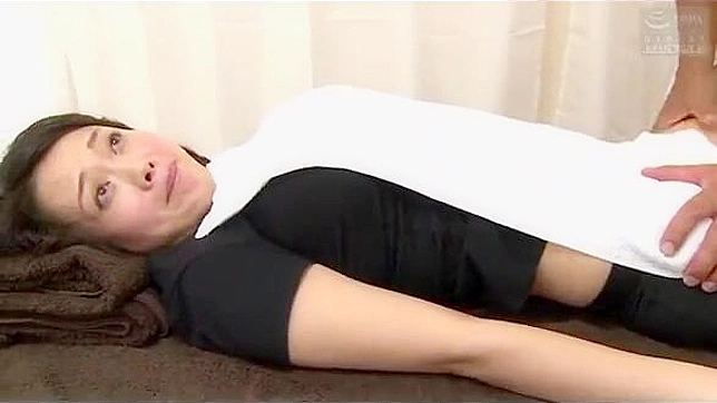 Seductive Japanese Babe Massages Hard Cock Before Getting Fucked Wildly