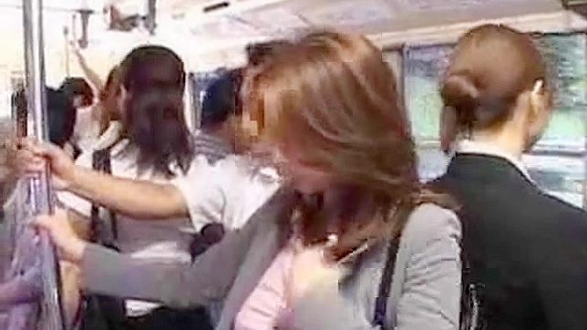 Sneaky Hand Job From Behind Hot Japanese Girl 18+ On Busy Bus Ride
