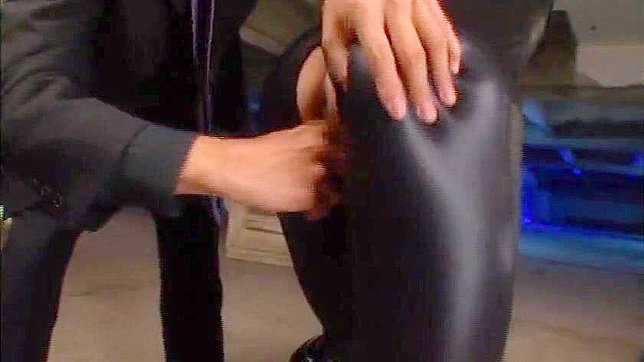 Sleek Catsuit Babe Surrenders To Rough Passionate Fuck