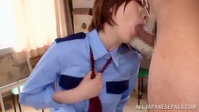 Hot Officer Fucks Roughly With Thick Man's Dick