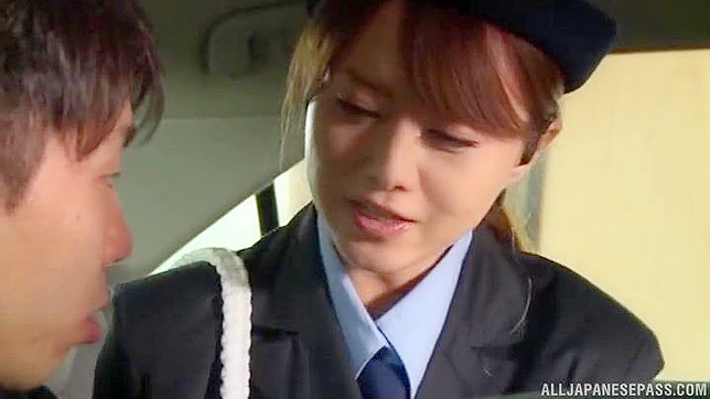 Hot Cop Gets Fucked Hard By Dirty Driver While Driving Fast