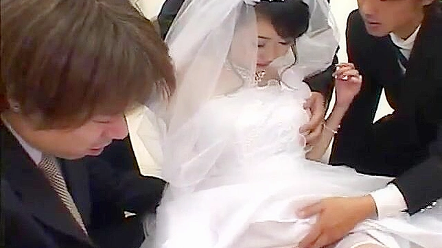 Seductive Busty Japanese Model Takes On Three Guys Hardcore