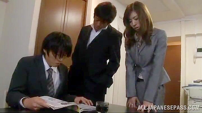 Seductive Secretary Yuri Has Steamy Office Sex While Dressed Up