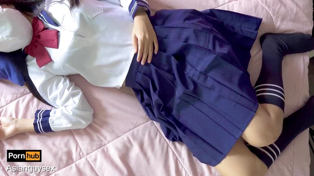 Wet Uniformed Teen 18+’s Pussy Drenched & Exposed Completely Naked