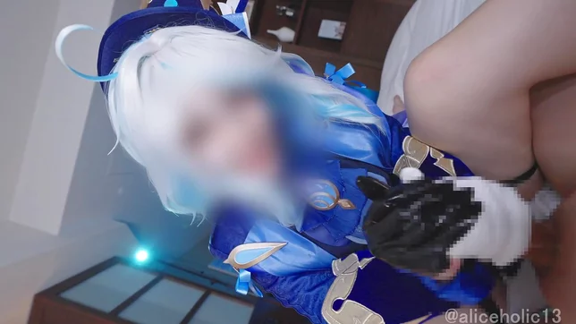 Genshin Impact Furry Femdom Stretches and Milks a Massive Raw Dick