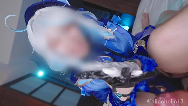 Genshin Impact Furry Femdom Stretches and Milks a Massive Raw Dick