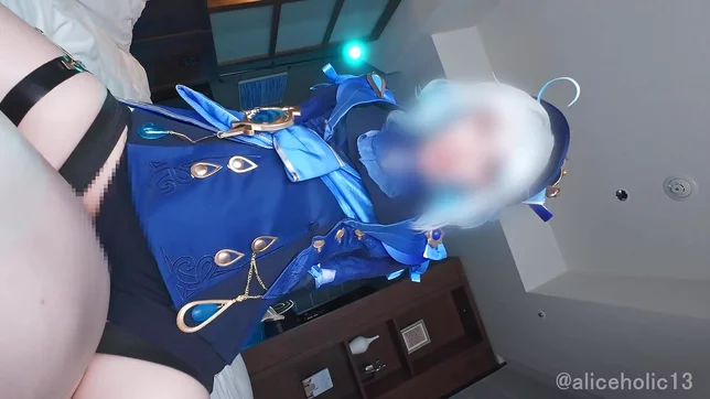 Genshin Impact Furry Femdom Stretches and Milks a Massive Raw Dick