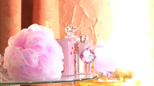 Alluring Asian milf Iroha Sagara gets soaped enjoying foot work 3