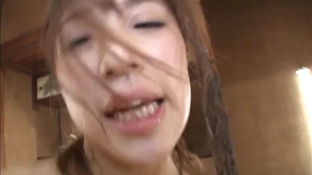 Sugary hottie with bubble ass Kumi Nagano licks cock enjoys stand fucking 5