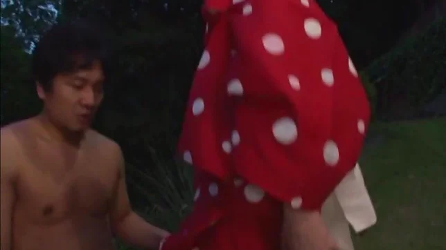 Horny Rin Sakuragi getting nailed in rough outdoor sex